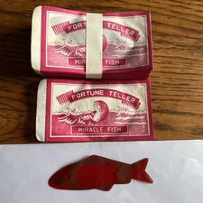 144 Packs Of Genuine Vintage Fortune Teller Miracle Fish (Red Fish)