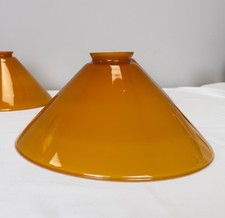 Vintage 1970s Amber Milk Glass