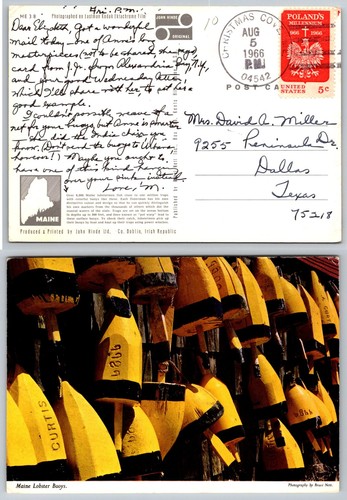 1966 maine lobster - maine, buoys