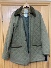 MENS LARGE (GB 42) OLIVE GREEN QUILTED JACKET, BERETTA