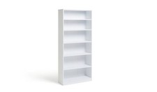 Maine Deep Bookcase - White