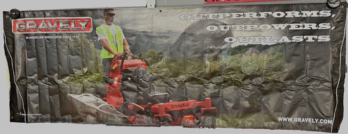 Gravely mower banner 33 - banner, x