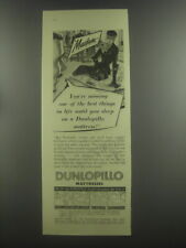 1953 Dunlopillo Mattresses Ad