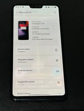 OnePlus 6 - (Dual Sim) 64GB - Mirror Black (Unlocked) Smartphone - Shadow