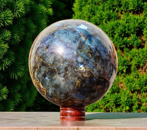 Huge 225mm flashy labradorite - 225mm,