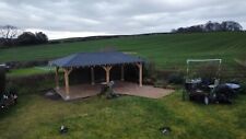 6x3m Oak Gazebo, Oak Gazebo