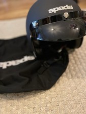 Spade Open Face Classic Helmet BNWT In Matte Black Finish Size XL With Dust Bag