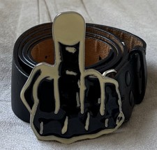 Novelty Middle Finger Belt