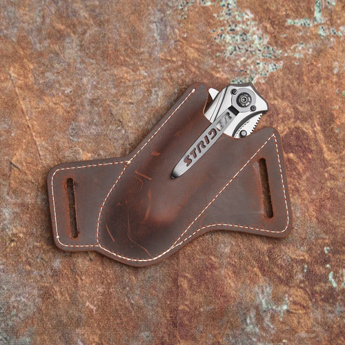 Genuine leather folding - leather,