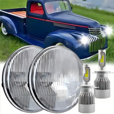 Pair 7" inch Round LED