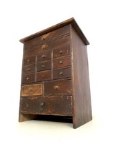 Antique watchmakers cabinet - antique,