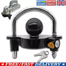 High Security Hitch Lock Caravan Trailer Hitch Coupling Tow Ball Lock Universal