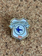 2 X Cardiff  City  Quality Enamel Crest pin badges  Price includes postage in UK
