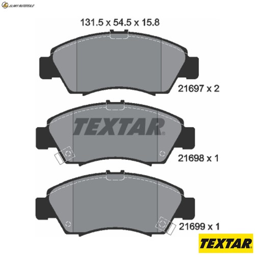 Brake pad set disc - brake,