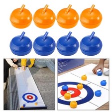 2 in 1 Giant Curling and Shuffleboard Game 143 CM Family Table Top Kids Puck UK