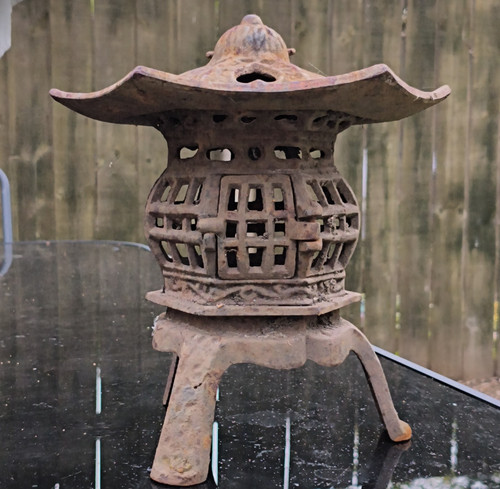Rustic brown metal - brown,