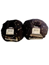 DK Knitting Yarn/Wool bundle King Cole Galaxy Sequin  DK Pluto 2 x 50g balls