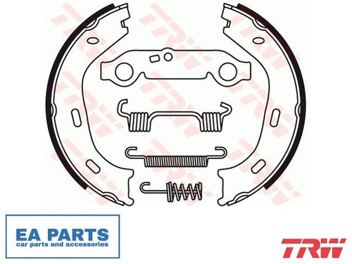 Brake shoe set - shoe, parking