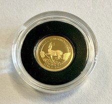 Solid 14ct gold coin - 0.5g -