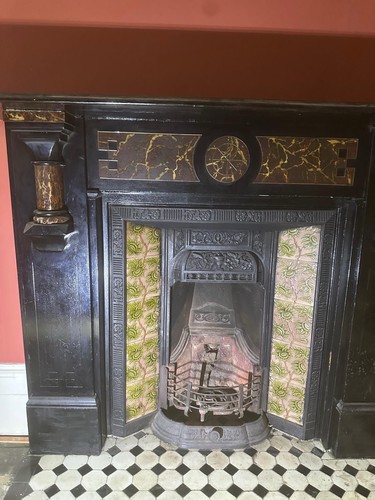 Victorian fire surround - surround, black