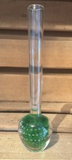 Vintage Green and Clear Flower