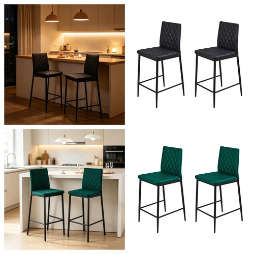 Tall bar stools - pu, leather