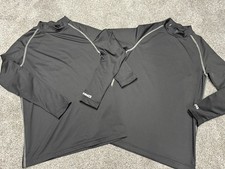 Men’s RHINO Skins Bundle Compression Rash Guard Sports Top Long Sleeve Size S/M