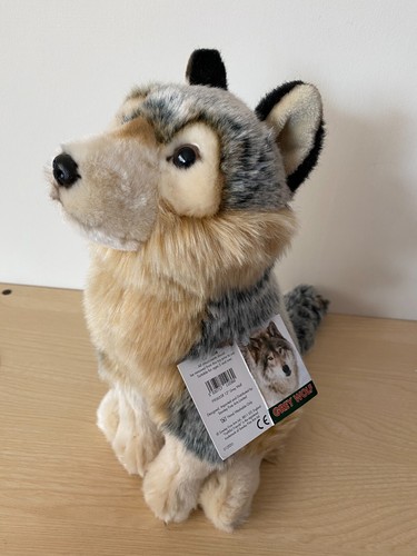 Toy grey wolf not gift - grey,