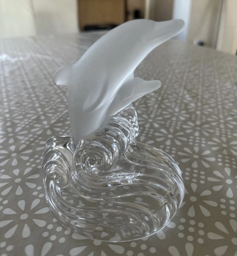 Rare glass dolphin ornament - rare,