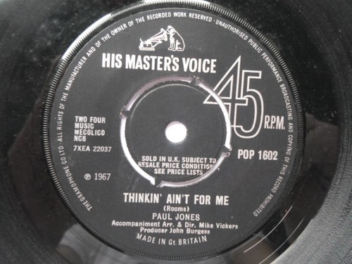 Paul jones thinking ain t - -,