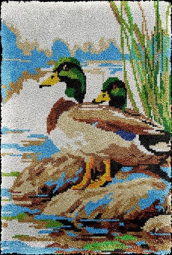 Large ducks latch - latch, rug