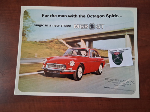 Mgb introduction specs - mg, gt
