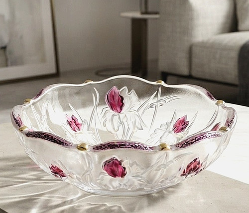 Vintage cut crystal - crystal, bowl