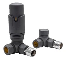 Anthracite Corner Thermostatic