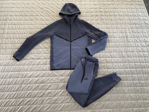 Nike tech fleece men blue - fleece,