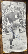 RON  YEATS   LIVERPOOL  ORIGINAL   HAND  SIGNED  FOOTBALL  AUTOGRAPH