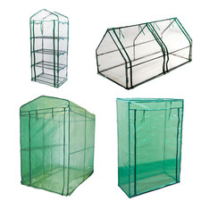 GREENHOUSE WATERPROOF GARDEN GROWHOUSE PLANT SHELVES POLYTUNNEL MINI WALK IN