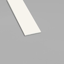 Pvc pastel cream flat bar - cream,