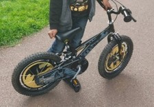 16" Children Batman Bike (Black & Yellow, fairly good condition) 