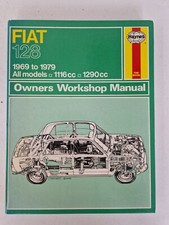 Fiat 128 Haynes Manual 1969 to 1979 Rally CL FH Coupe Berlinetta Panorama Estate