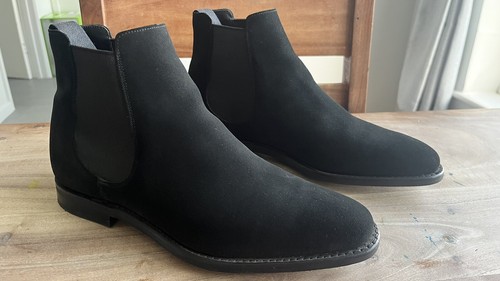 Church mens black suede - church’s,