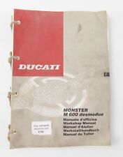 1993 DUCATI MONSTER M 600 CHASSIS MOTOR WORKSHOP MANUAL BOOK REPAIR MAINTENANCE