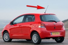 TOYOTA YARIS OEM BLACK RUBBER REPLACEMENT AM/FM AERIAL ANTENNA ROOF MAST