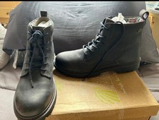 Moshulu Embossed Ankle Boots