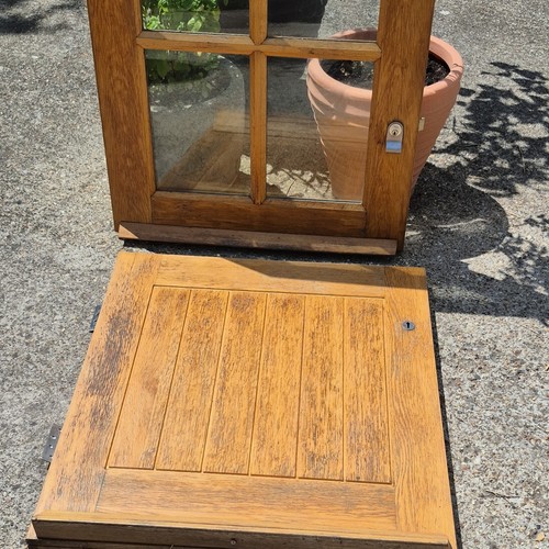 Wood clear glazed pane solid - wood,
