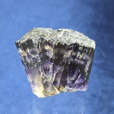Semi-Polished Blue John Fluorite Specimen 3.2cm ~ Castleton, Derbyshire, UK