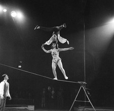 Bertram Mills Circus tightrope