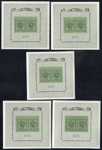 Switzerland stamps b132 - #, mnh