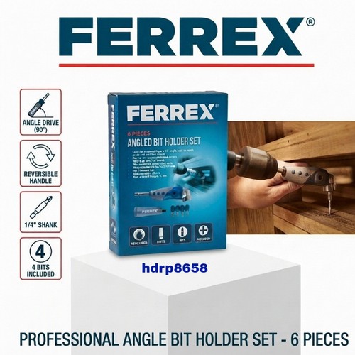 Ferrex angled bit holder set - bit,