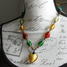 Vintage Foiled Murano Glass